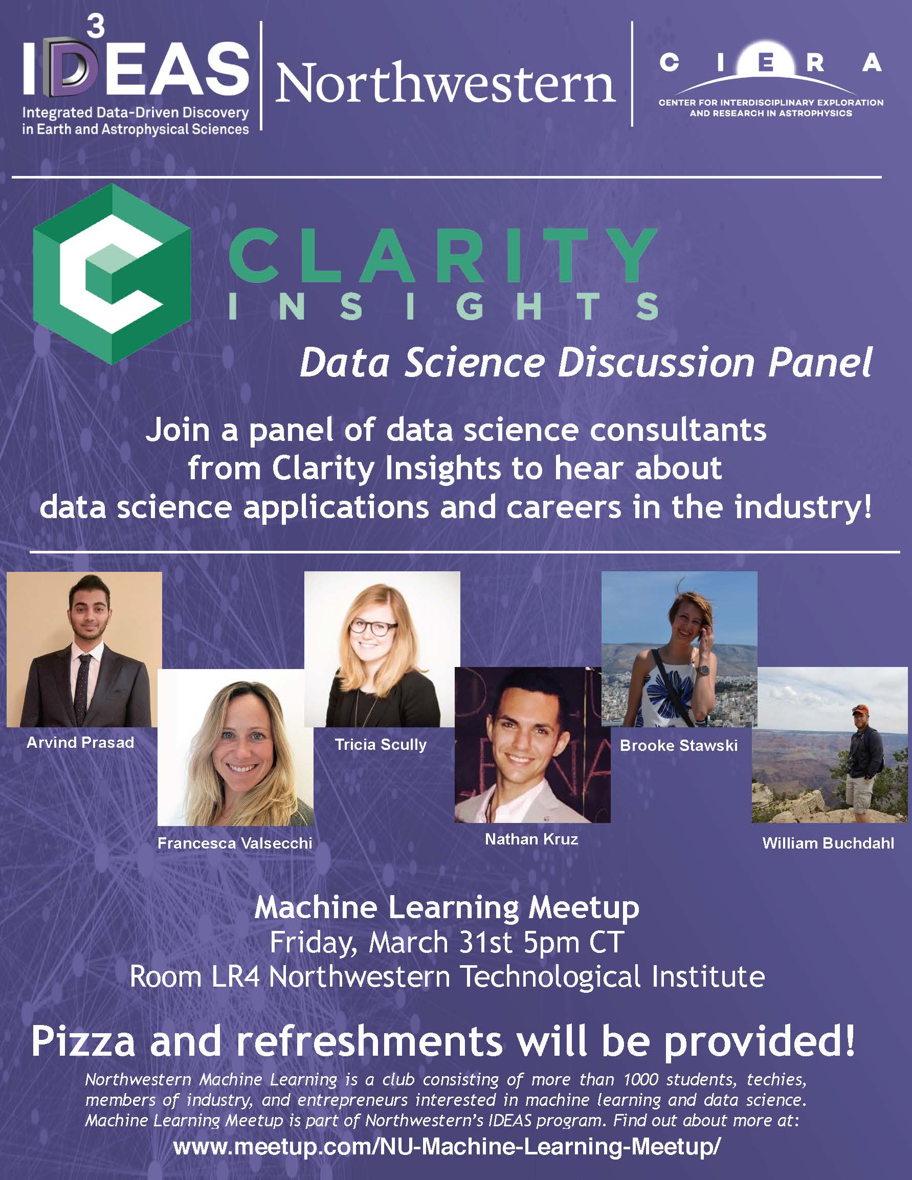 Spring Quarter Machine Learning Meet Up: Data Sci Discussion Panel