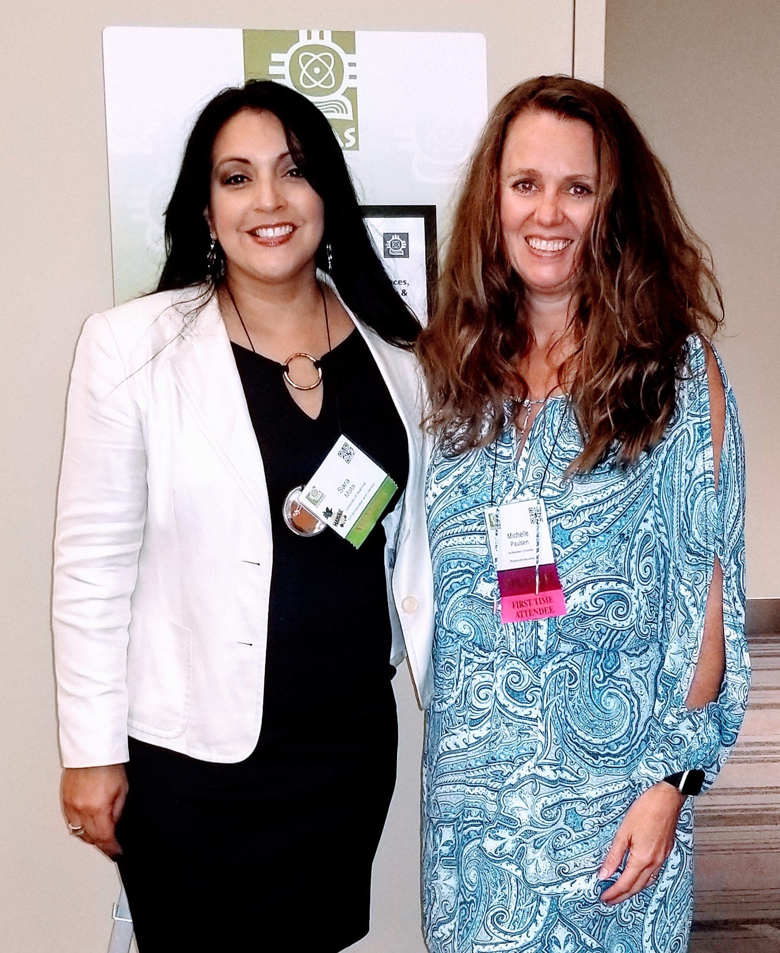 IDEAS Program Director, Michelle Paulsen (right), and Sara Mata (left), of the University of Oklahoma.